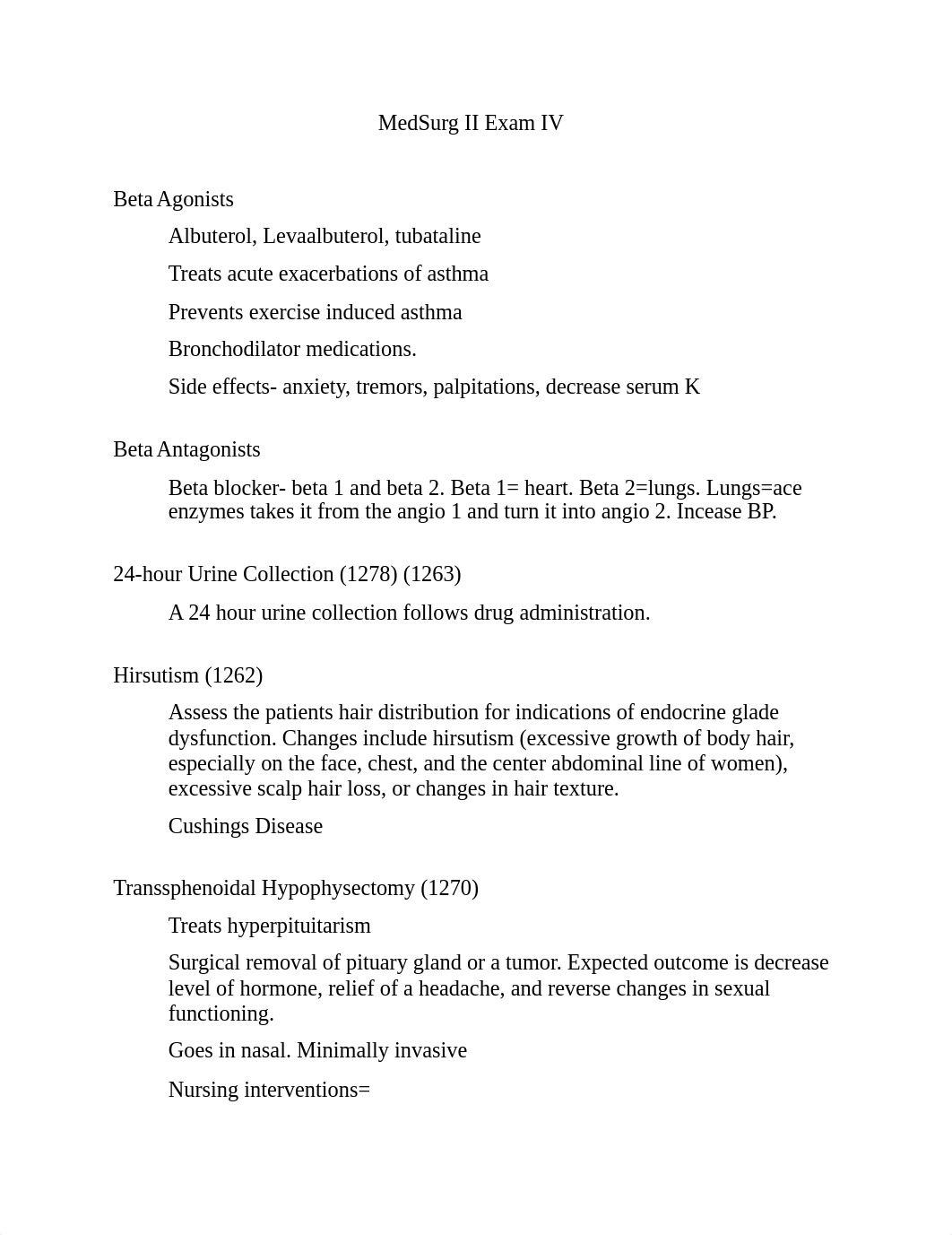 MedSurg II Exam IV Outline.docx_d0akqc252um_page1