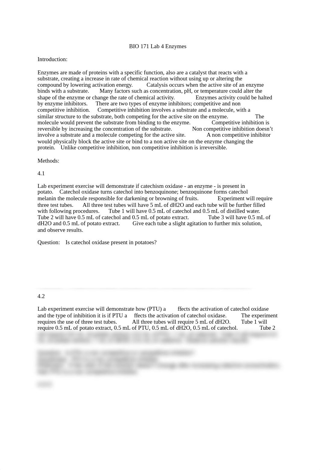 BIO 171 L Lab 4 Enzymes.pdf_d0avjgy0vg2_page1