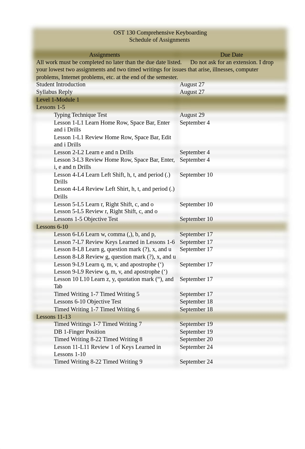 OST 130 Schedule of Assignments Online August Start.docx_d0azhviauys_page1