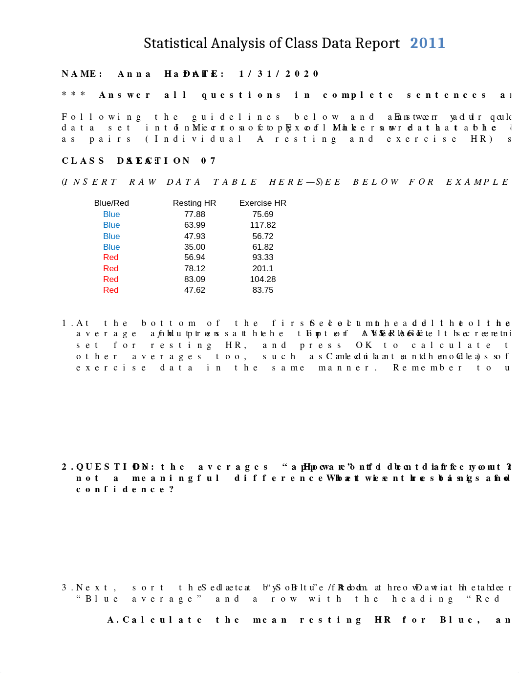 Statistical Analysis of Class Data.docx_d0bc9yox972_page1