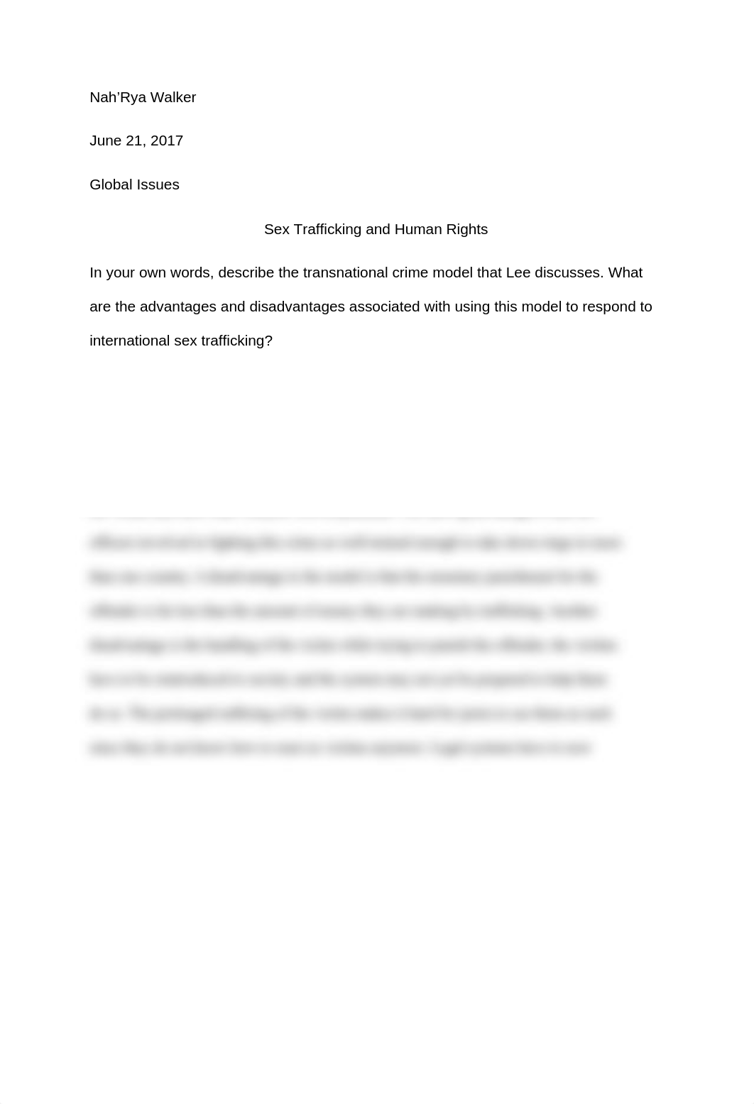 Sex Trafficking and Human Rights Response.docx_d0c4wbotx66_page1