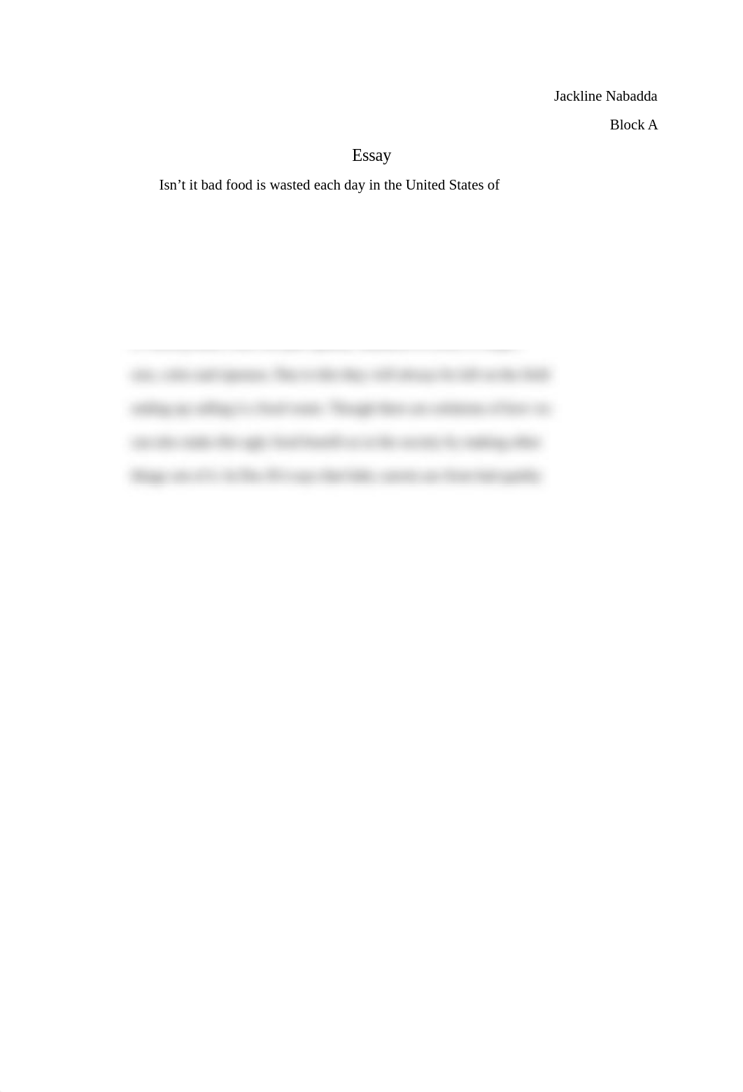 Food waste essay.docx_d0ckh9ha311_page1