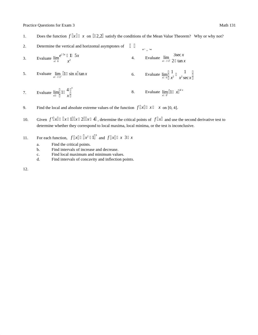 Practice Questions for Exam 3_d0cvubsf6kf_page1