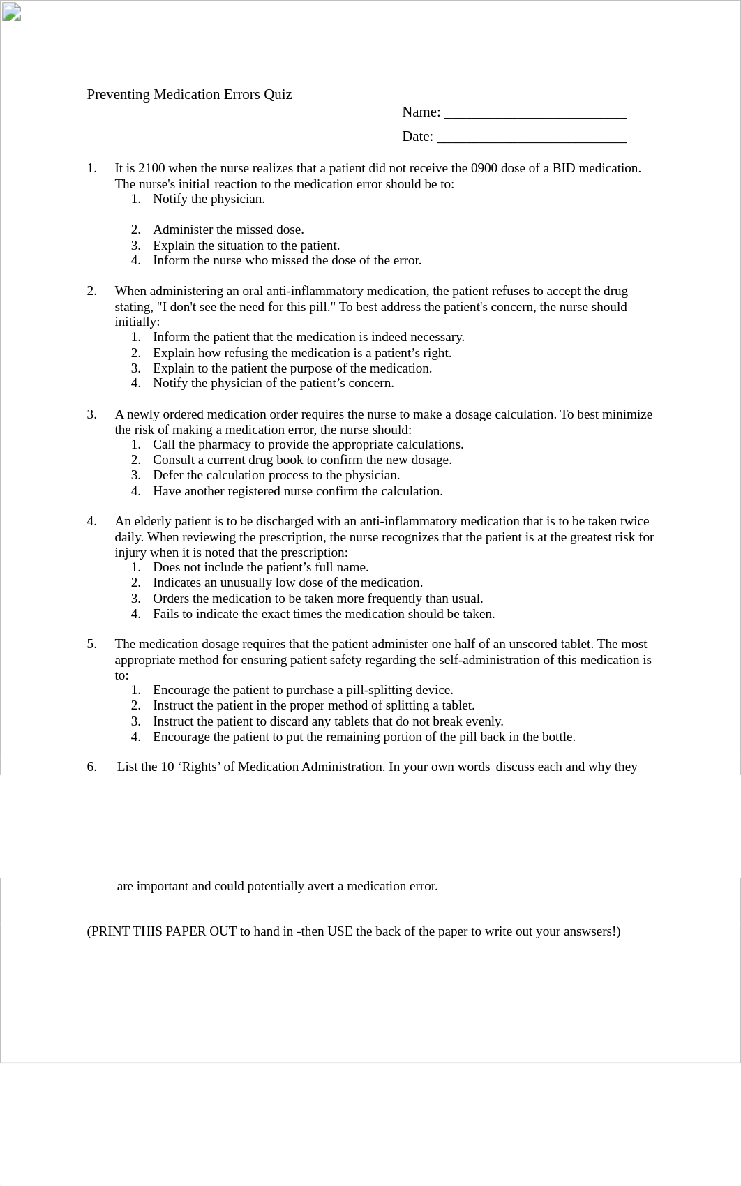 Chapter 4 Preventing Med Errors Quiz.pdf_d0d3gliquu3_page1