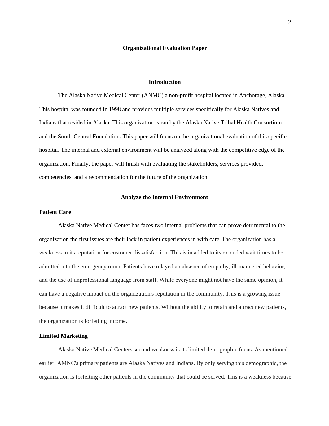 Week 5 Final Paper - Organizational Evaluation.docx_d0daktu05pj_page2