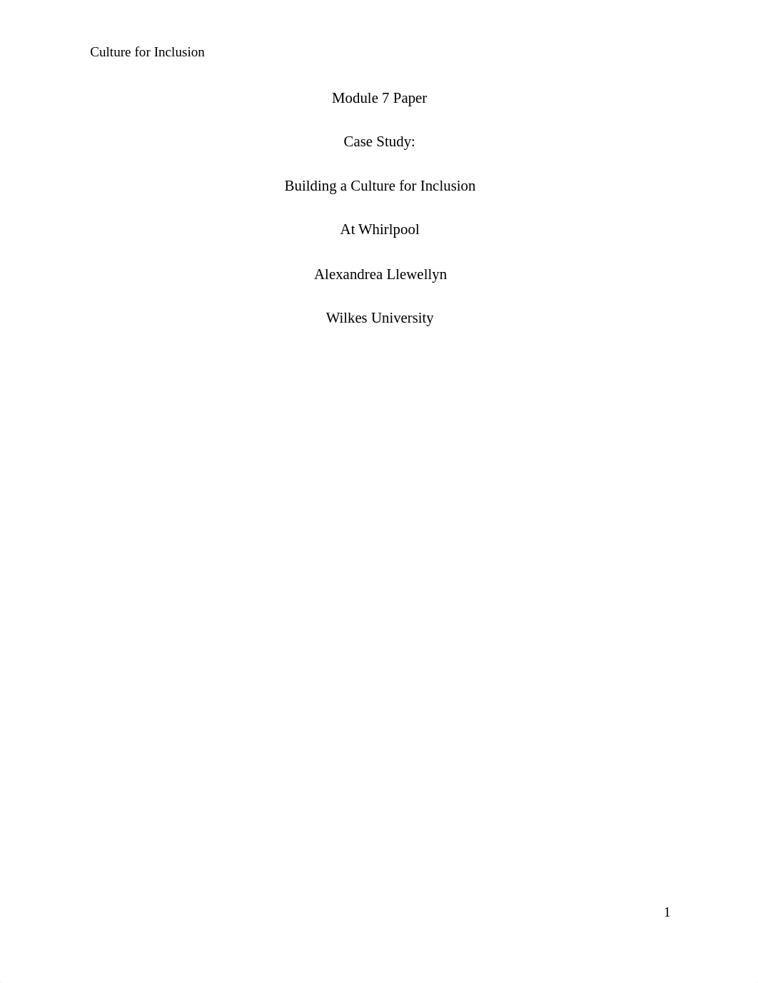 Module 7 Paper Building a Culture for Inclusion at Whirlpool.docx_d0di0nj1n9q_page1