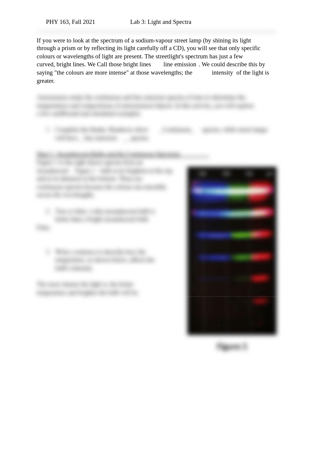 Franchesca Vega - Lab 3 - Light and spectra.pdf_d0dl26ycrc4_page2