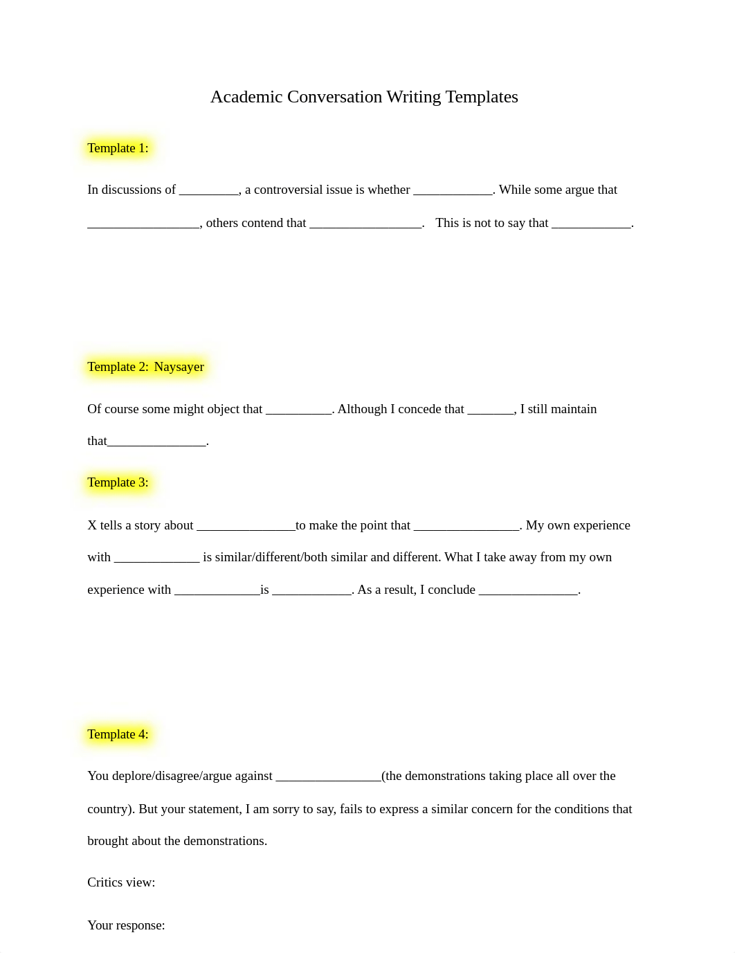 Academic Conversation Writing Templates.docx_d0egal9y52r_page1