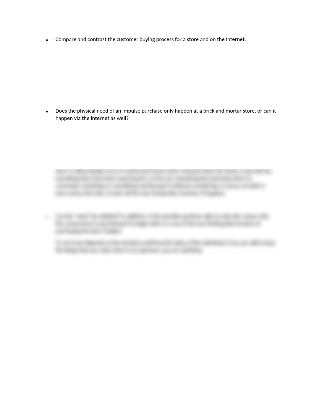 Compare and contrast the customer buying process for a store and on the Internet.docx_d0elz23eg8j_page1