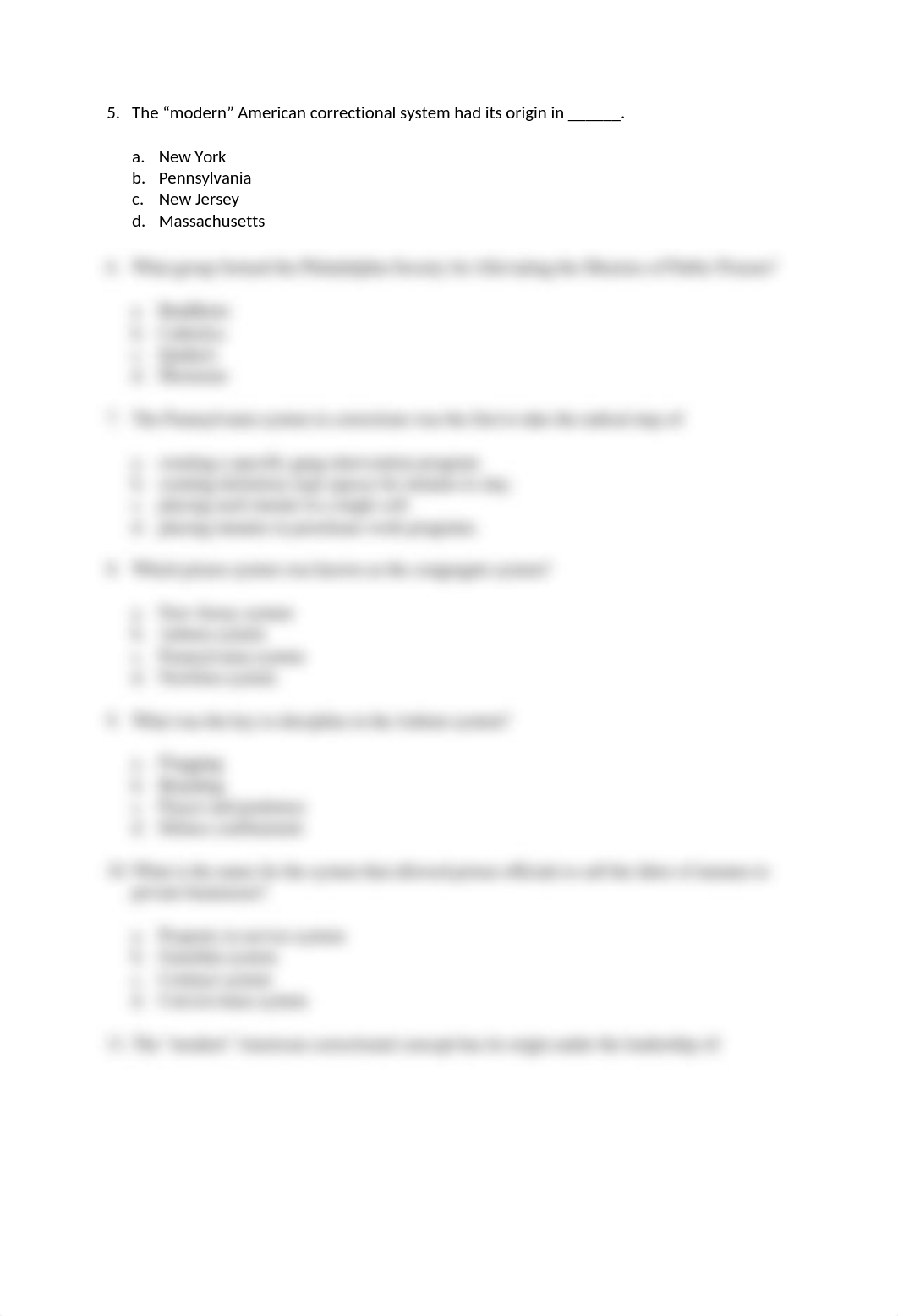 Intro to CJ - 10th Edition - Ch 11 - Exam Questions.docx_d0epowkhhvg_page2