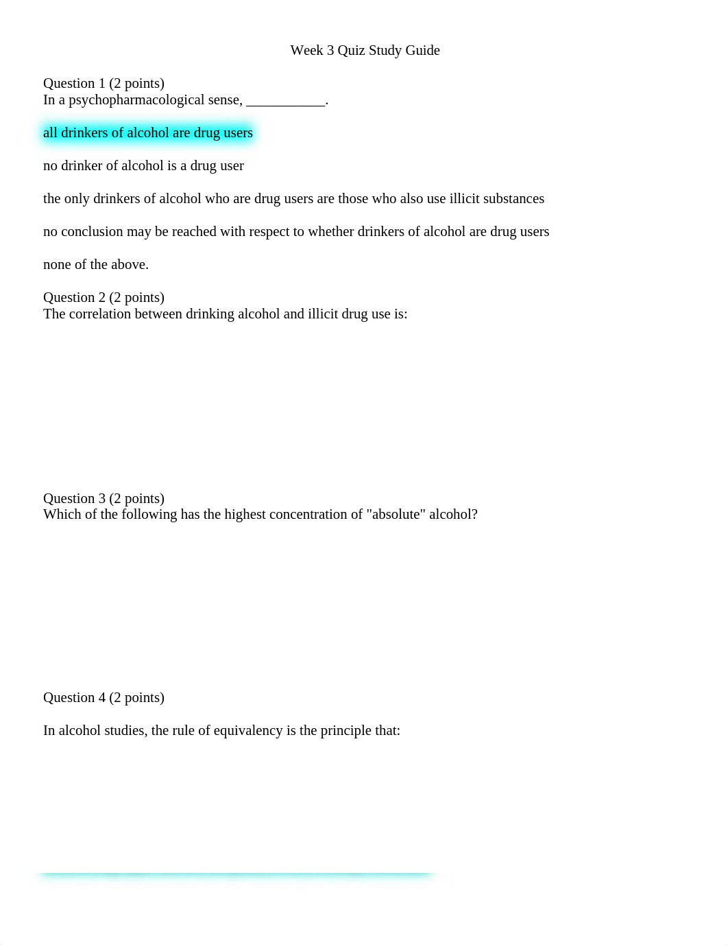 Week 3 Quiz Study Guide.docx_d0eydvbj811_page1