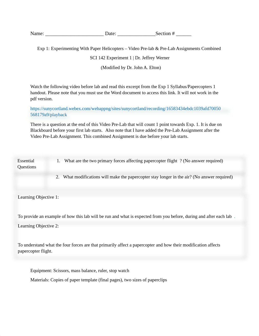 Exp 1 Papercopters 1 Video Pre-lab & Pre-Lab Assignments Combined.pdf_d0f4fcq01tt_page1