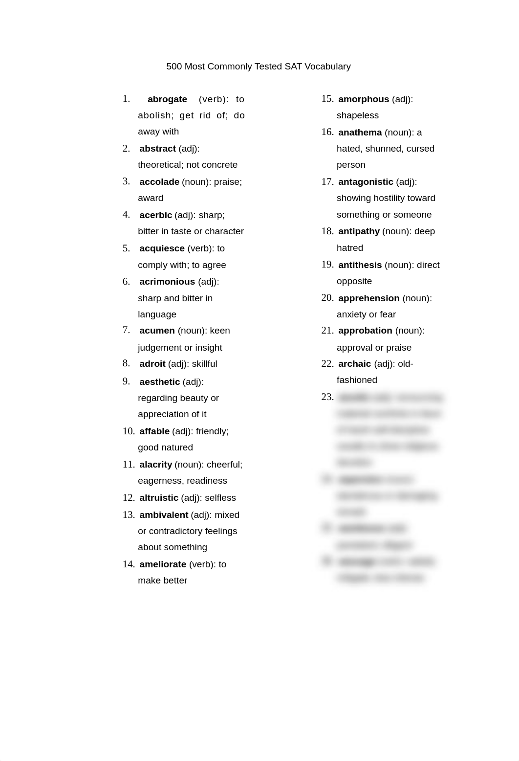 500 Most Commonly Tested SAT Vocabulary_d0fhvxh0250_page1