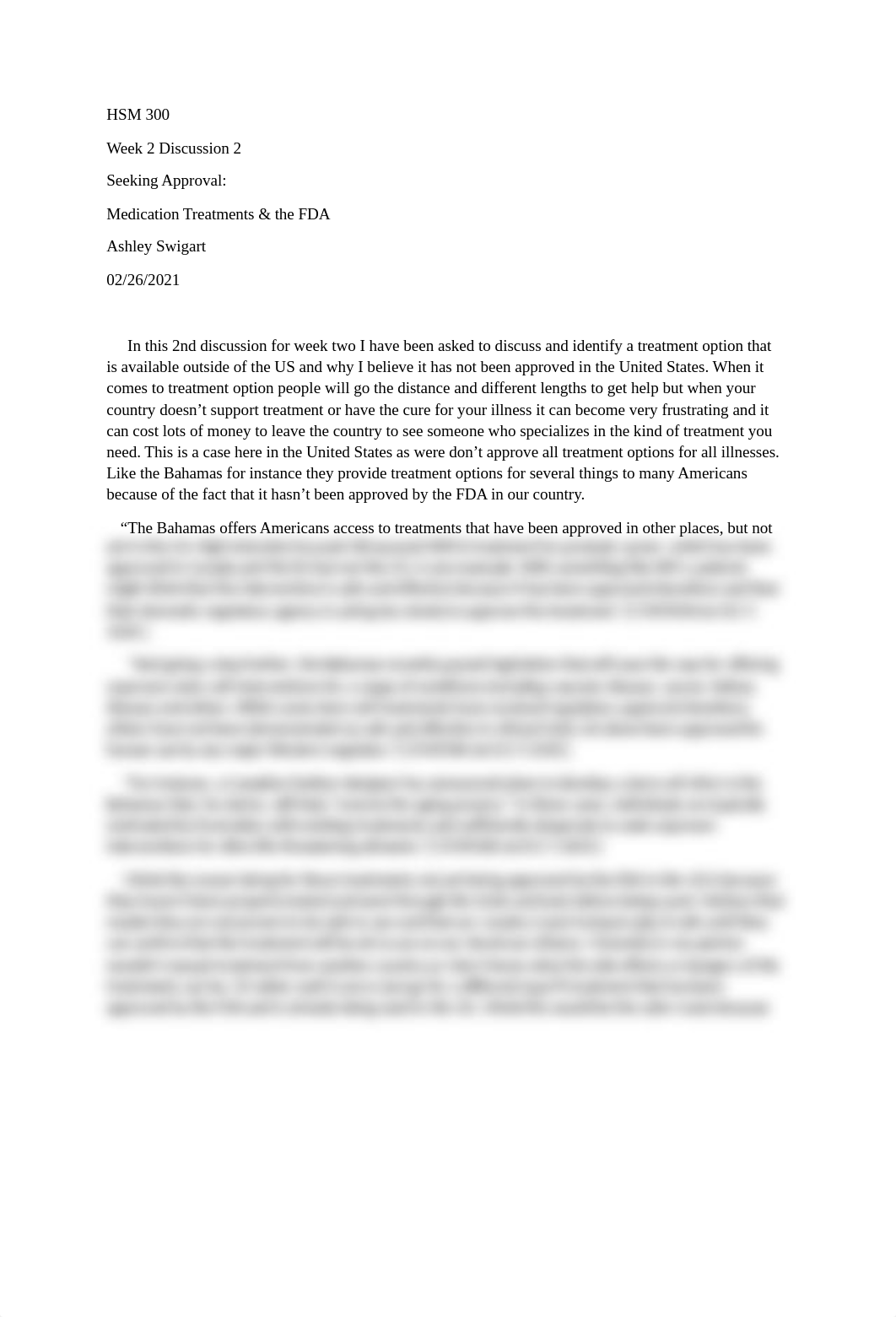 HSM 300_Week 2 Discussion 2.docx_d0ftwbe5blg_page1