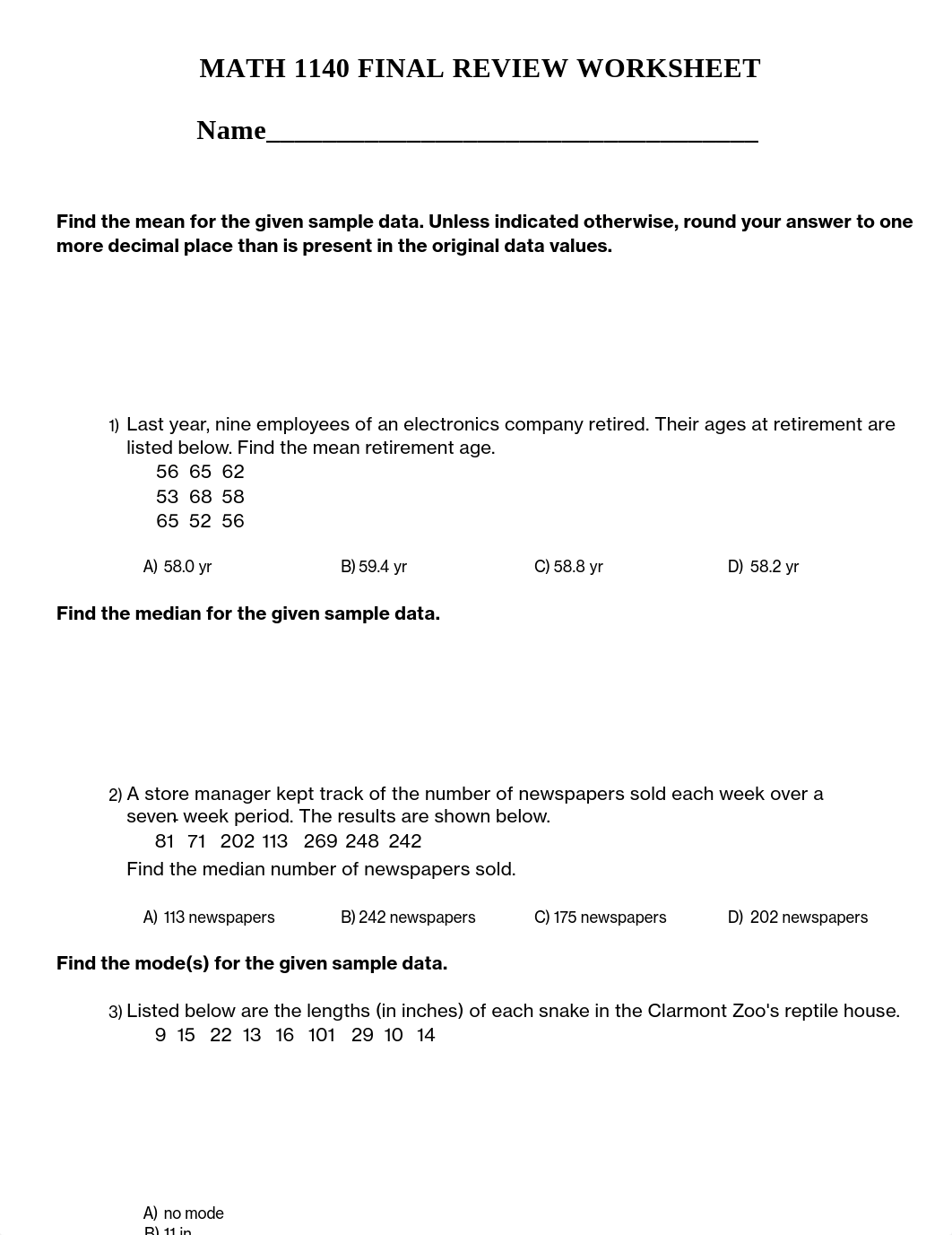 MATH 1140 FINAL EXAM REVIEW WORKSHEET(2017) (1).pdf_d0fwam1mlmk_page1