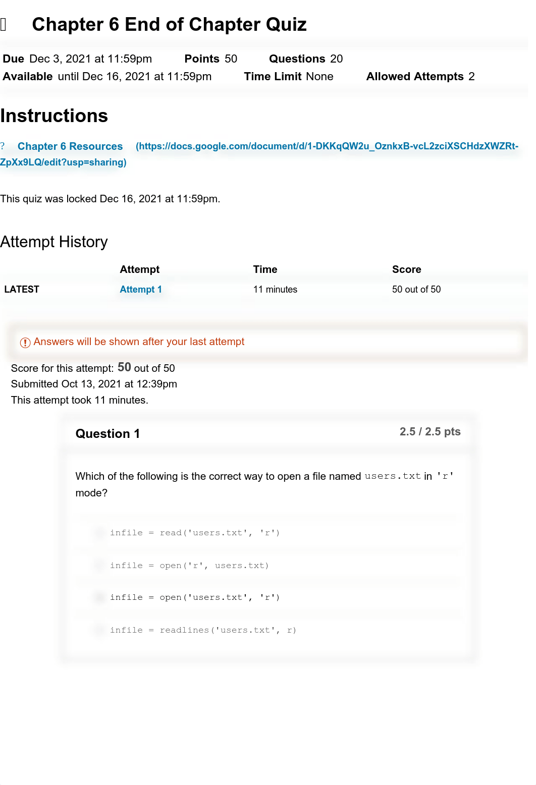 Chapter 6 End of Chapter Quiz_ CIS115.921 Introduction to Programming.pdf_d0g2svfhdvt_page1