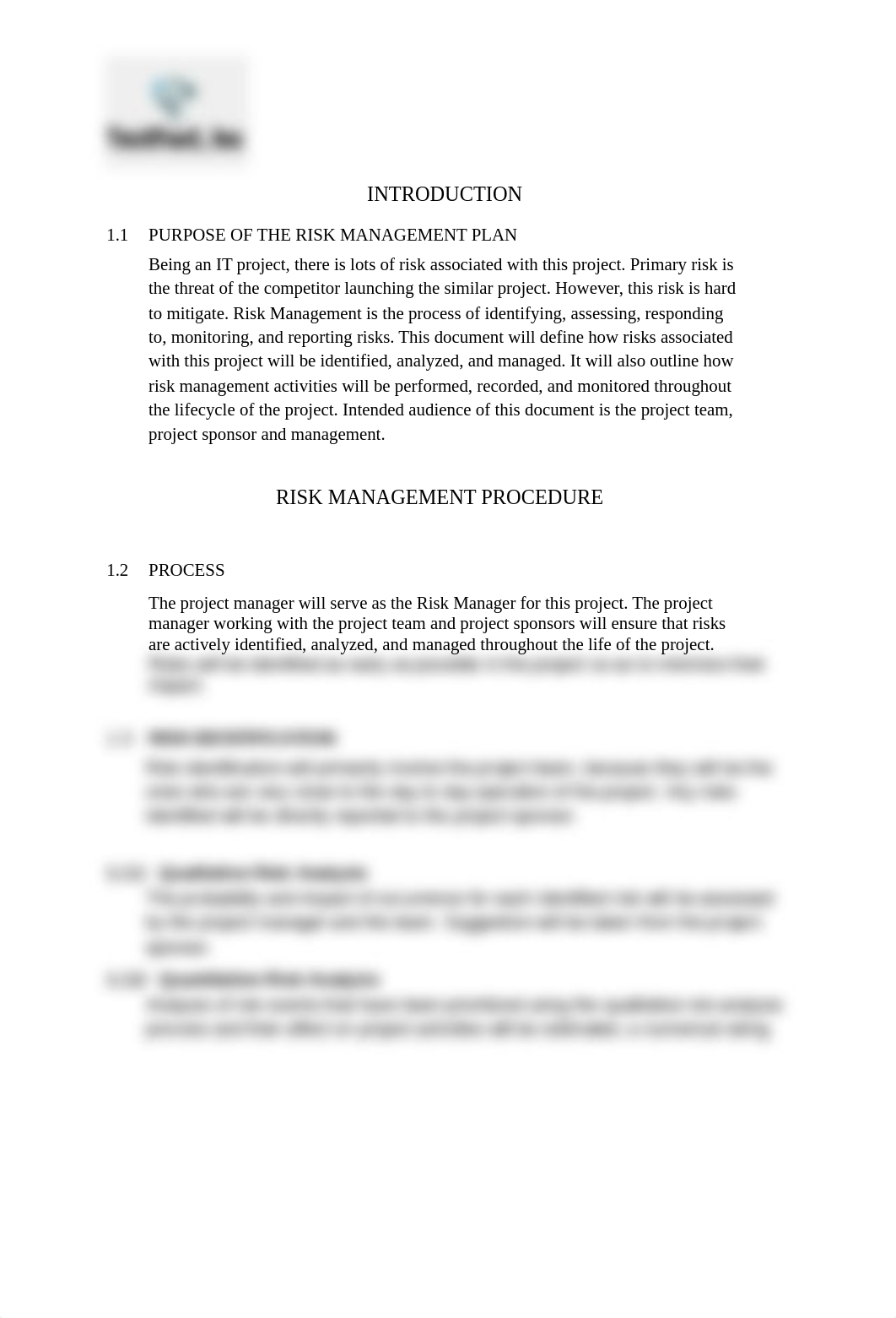 Prashant Dhital - MGT6154.E1 - Risk Managment Plan.docx_d0g5nsfzn1r_page1