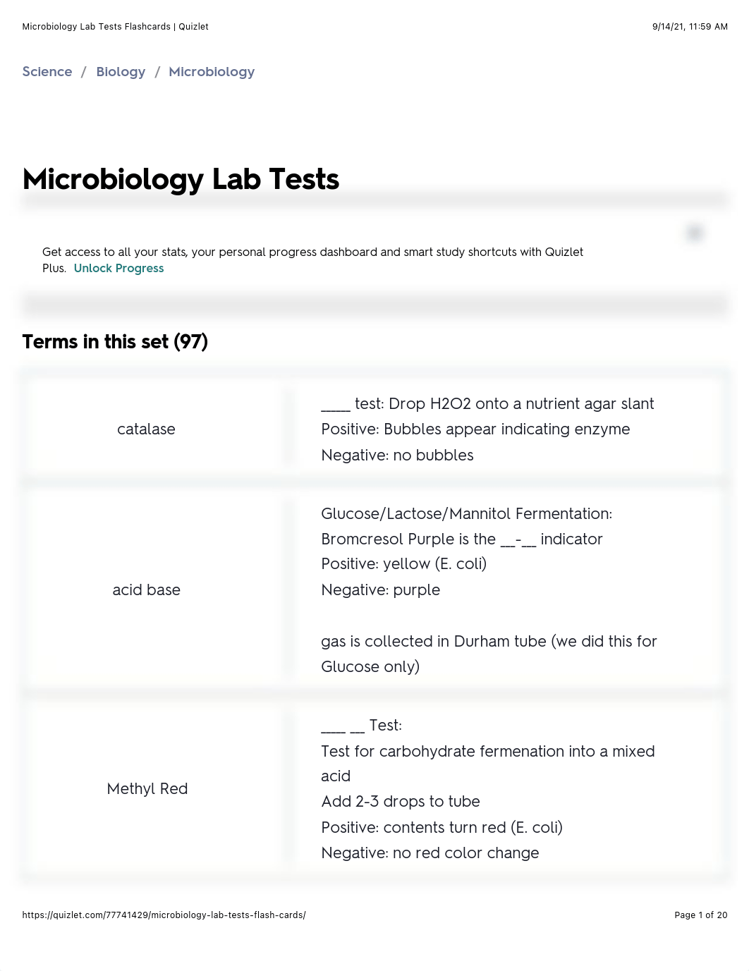 Microbiology 5Lab Tests Flashcards | Quizlet.pdf_d0gepow6iwv_page1