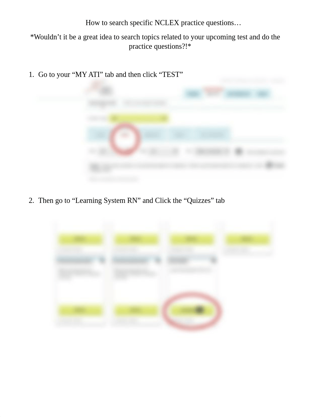 How to search specific NCLEX practice questions on ATI.docx_d0gmqlep9y4_page1