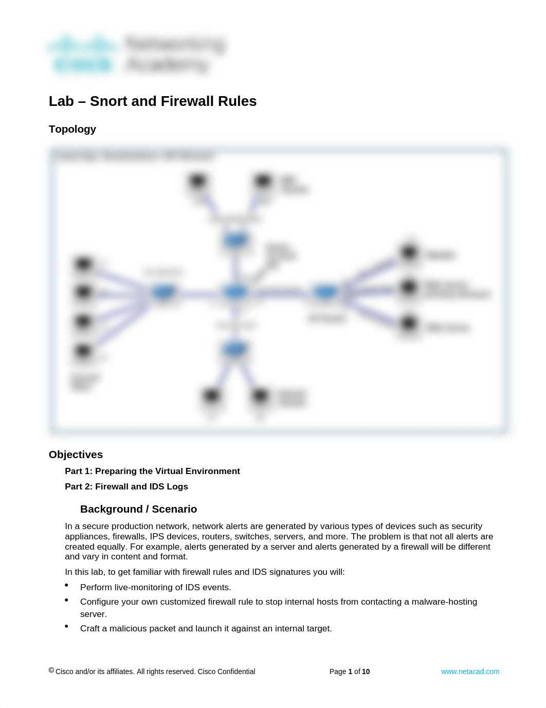 12.1.1.7 Lab - Snort and Firewall Rules.docx_d0go4qoryst_page1