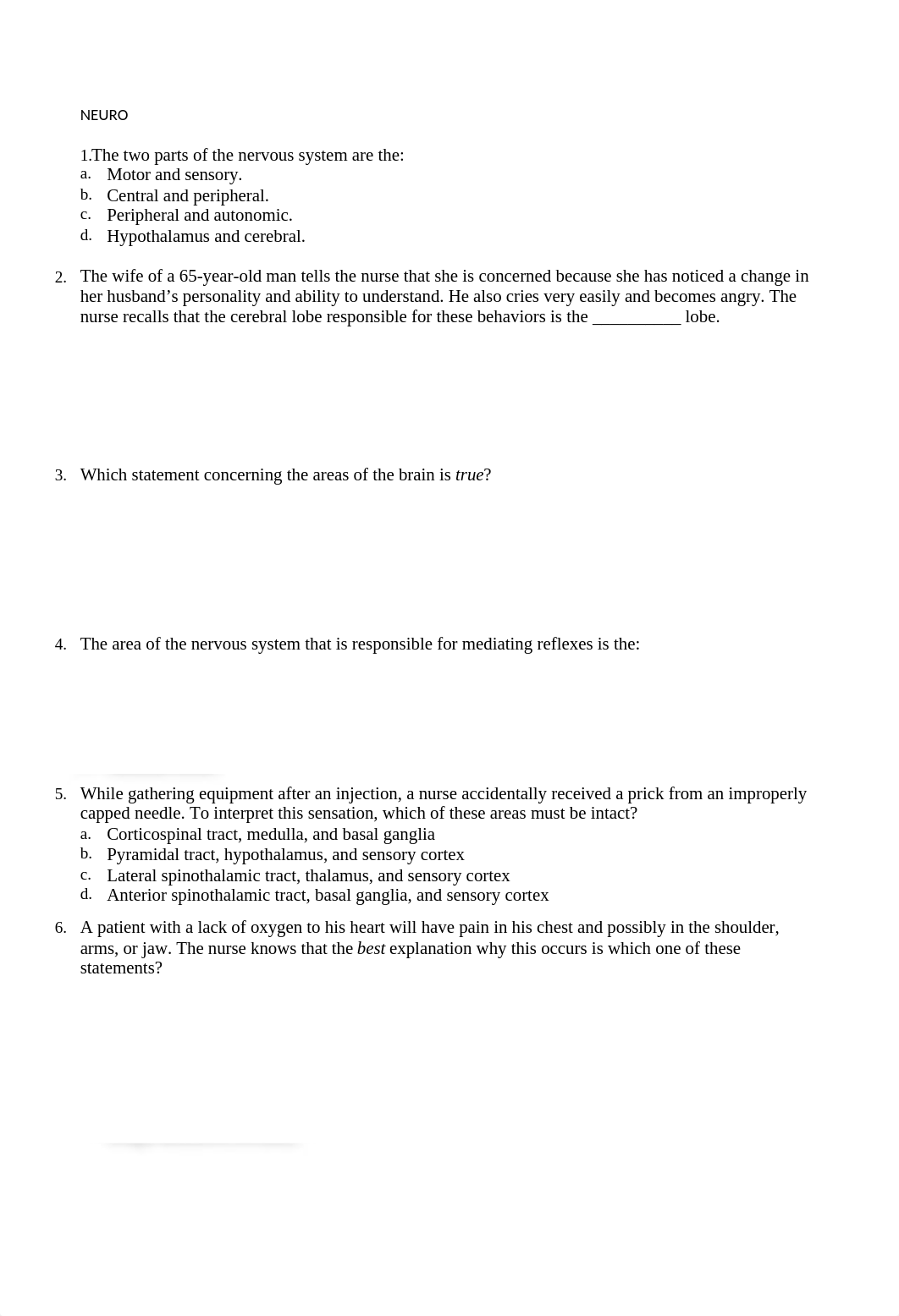 Neuro Practice Questions.docx_d0h0327i8hm_page1