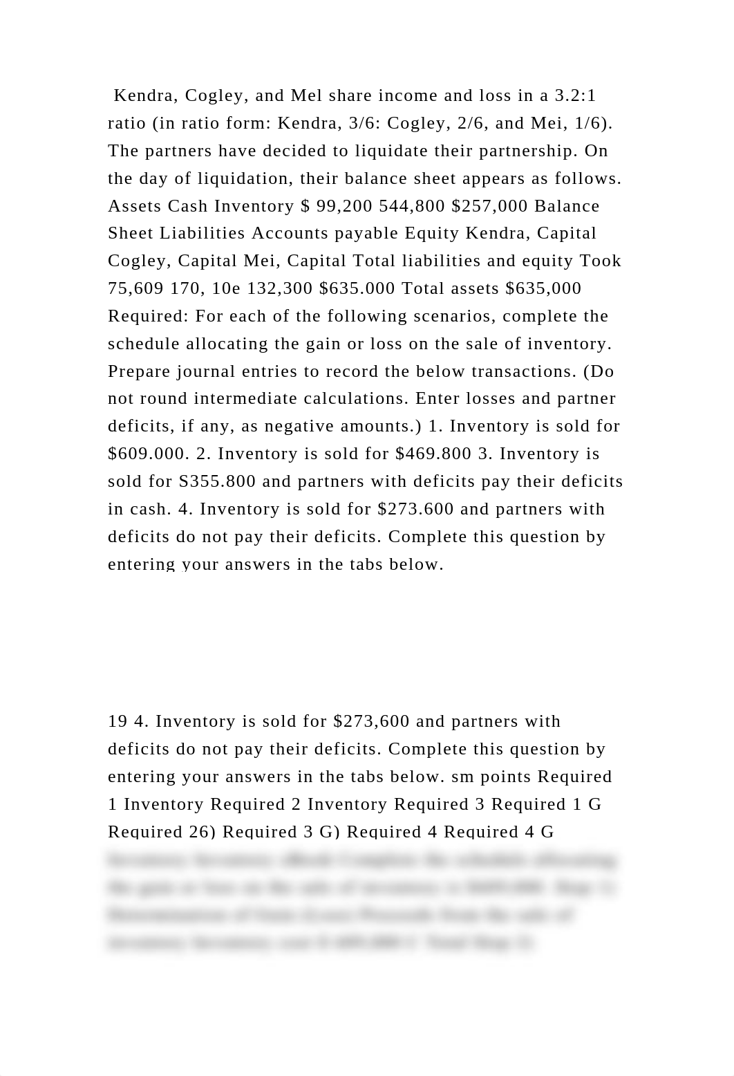 Kendra, Cogley, and Mel share income and loss in a 3.21 ratio (in ra.docx_d0h2mkchxe6_page2