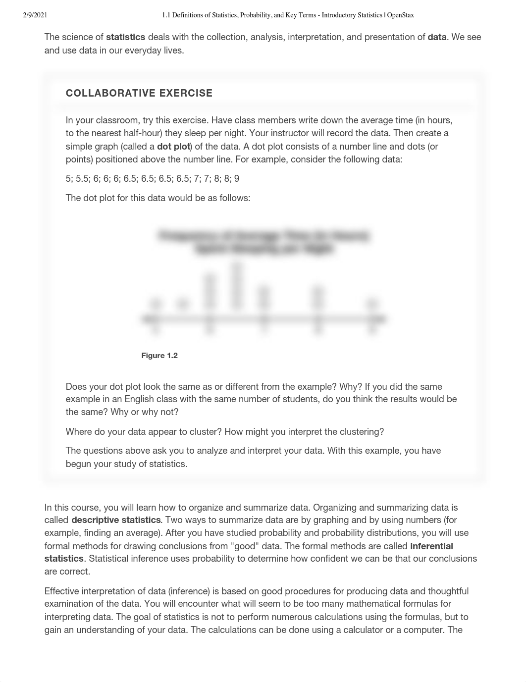 1.1 Definitions of Statistics, Probability, and Key Terms - Introductory Statistics _ OpenStax.pdf_d0h7oca41z8_page1