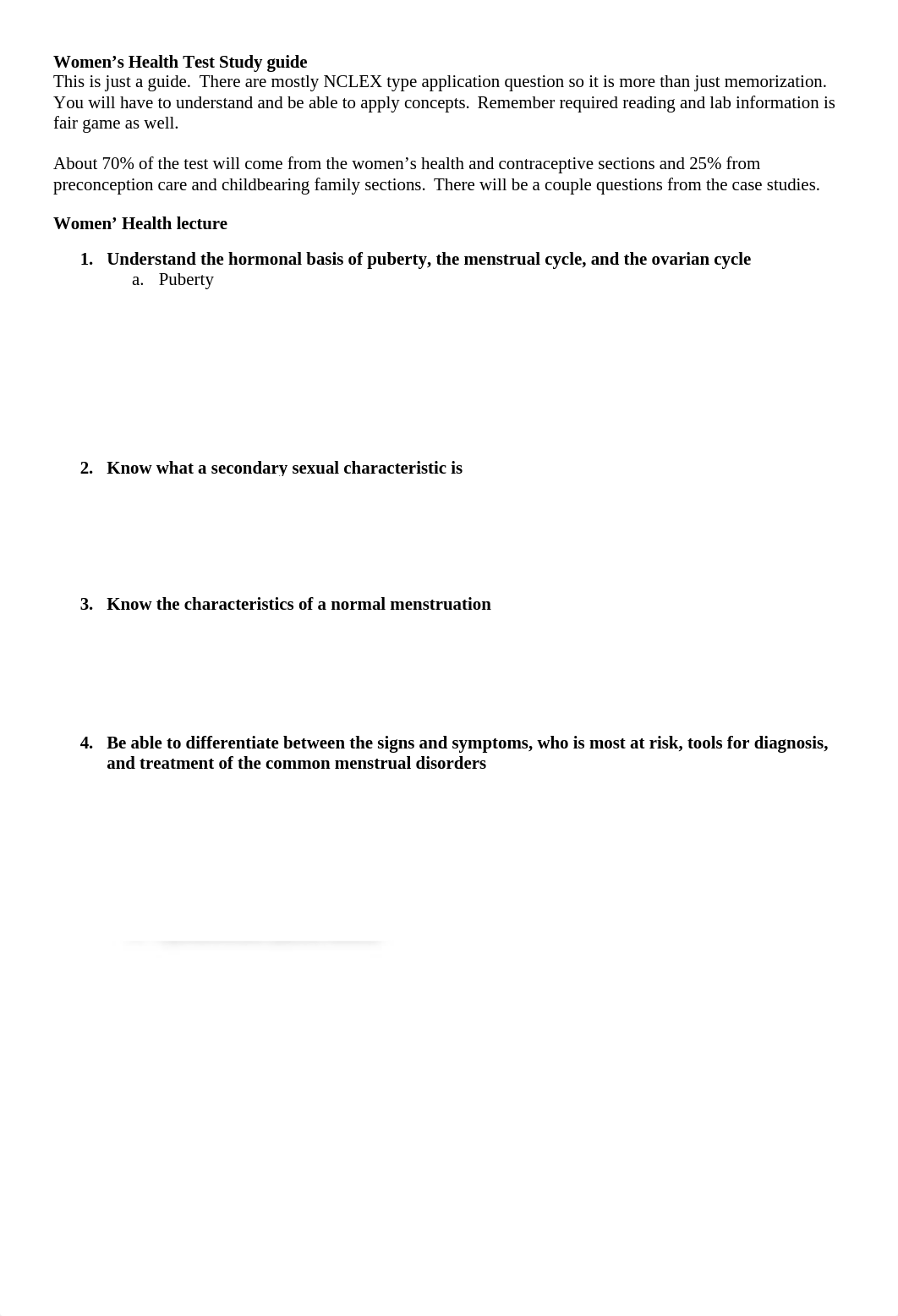 Women's Health Test Study Guide_d0hi7bdlso3_page1