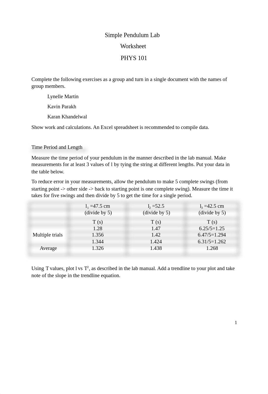 The Simple Pendulum - Worksheet 010422.pdf_d0hjl3j9b9u_page1