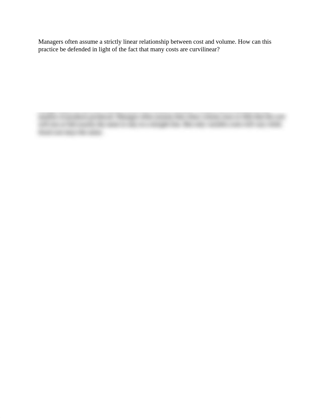 Managers often assume a strictly linear relationship between cost and volume.docx_d0hqptbmdb1_page1