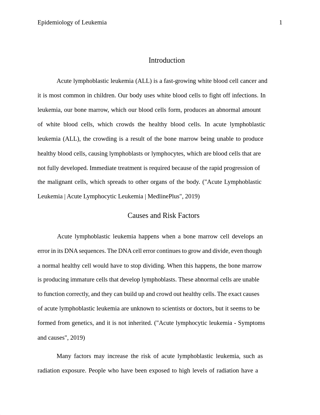 Epidemiology of Leukemia essay.pdf_d0hqq2fty8w_page1