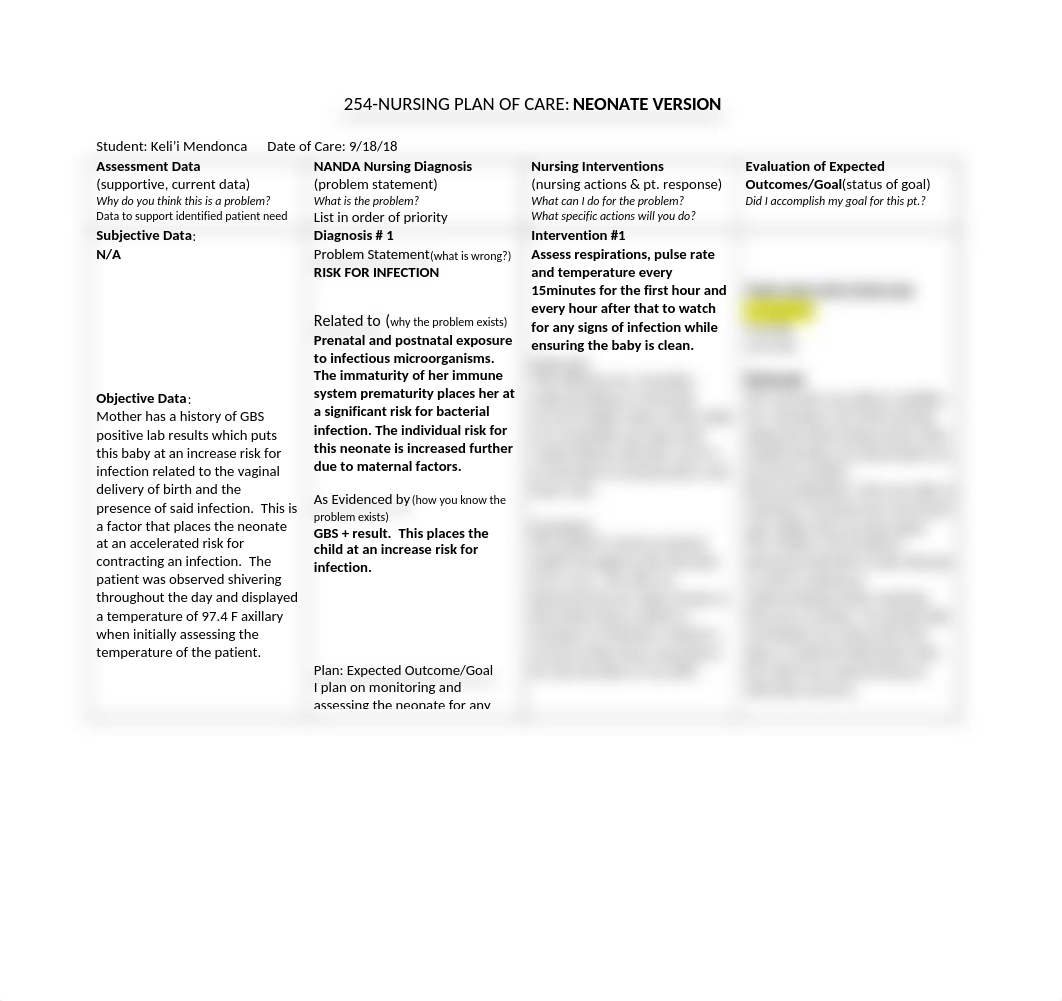 NURSING 254 Care Plan Neonate Keli'i Mendonca.docx_d0htifccvaf_page1