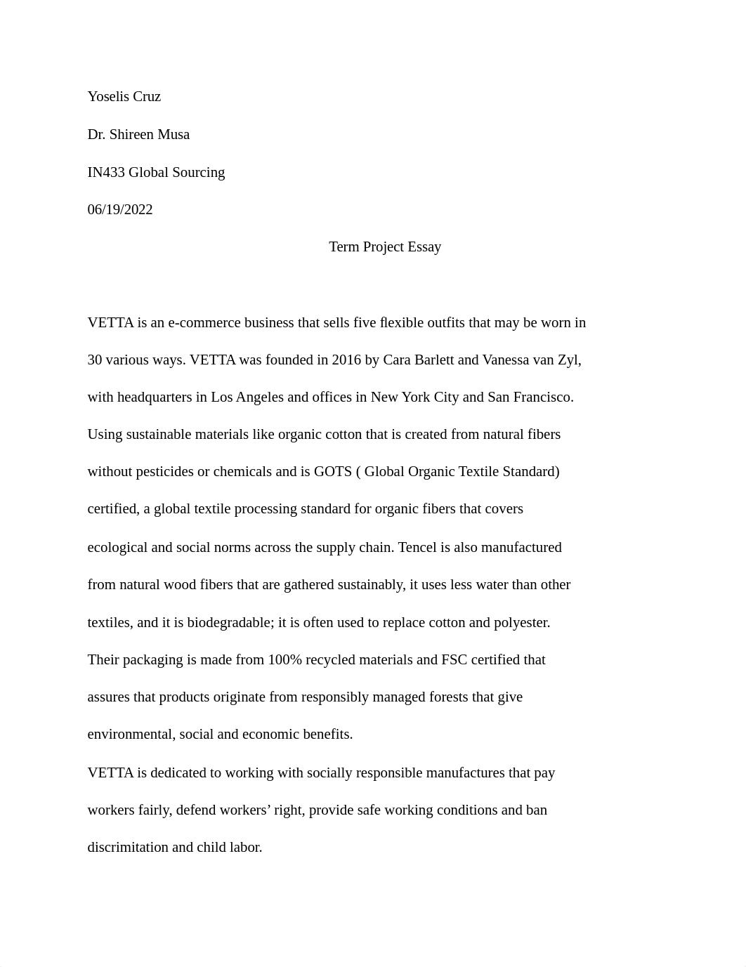 Term Project Essay Yoselis Cruz  .pdf_d0hzuyx7evx_page1