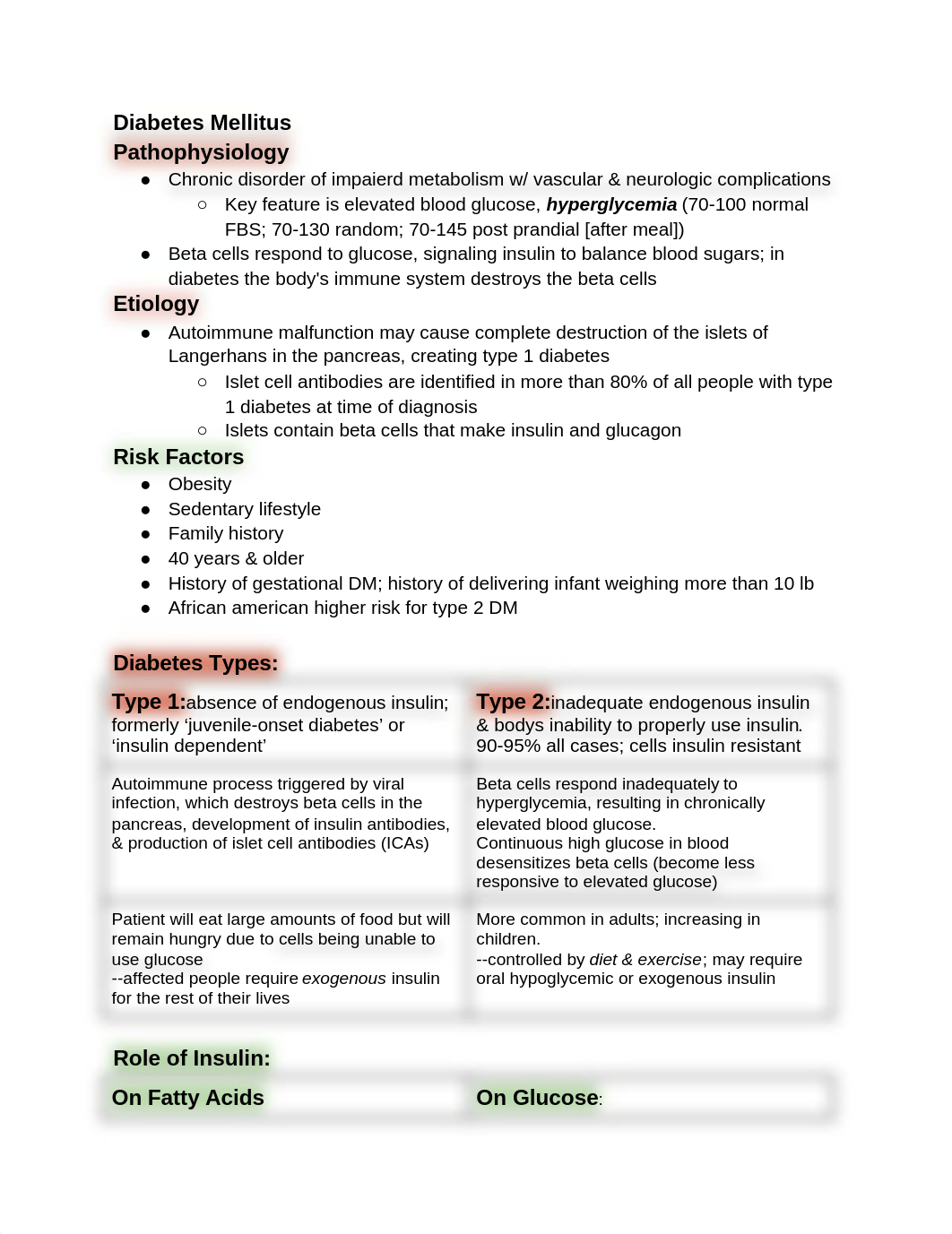 MedSurg Capter 50 Diabetes & Hypoglycemia.docx_d0i10d4pkgh_page1