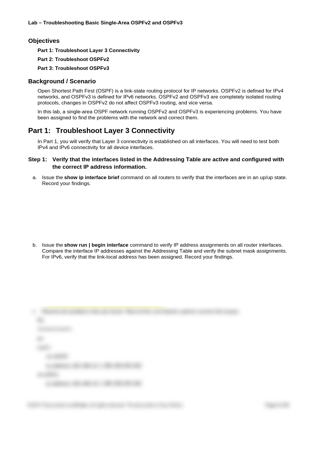 Troubleshooting Basic Single-Area OSPFv2 and OSPFv3-Student.docx_d0i63icwcdp_page2