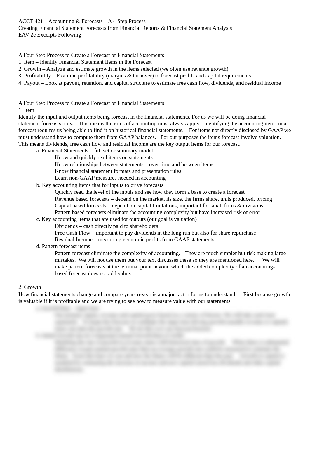 ACCT 421 - Accounting & Forecasts - A 4 Step Process.pdf_d0ignl6q12z_page1