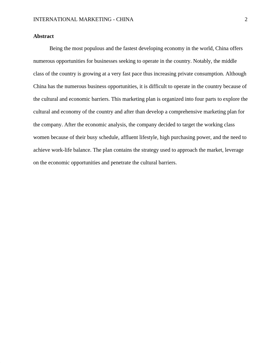 Taylor - International Marketing Plan - China FINAL.doc_d0iotmp6caj_page2