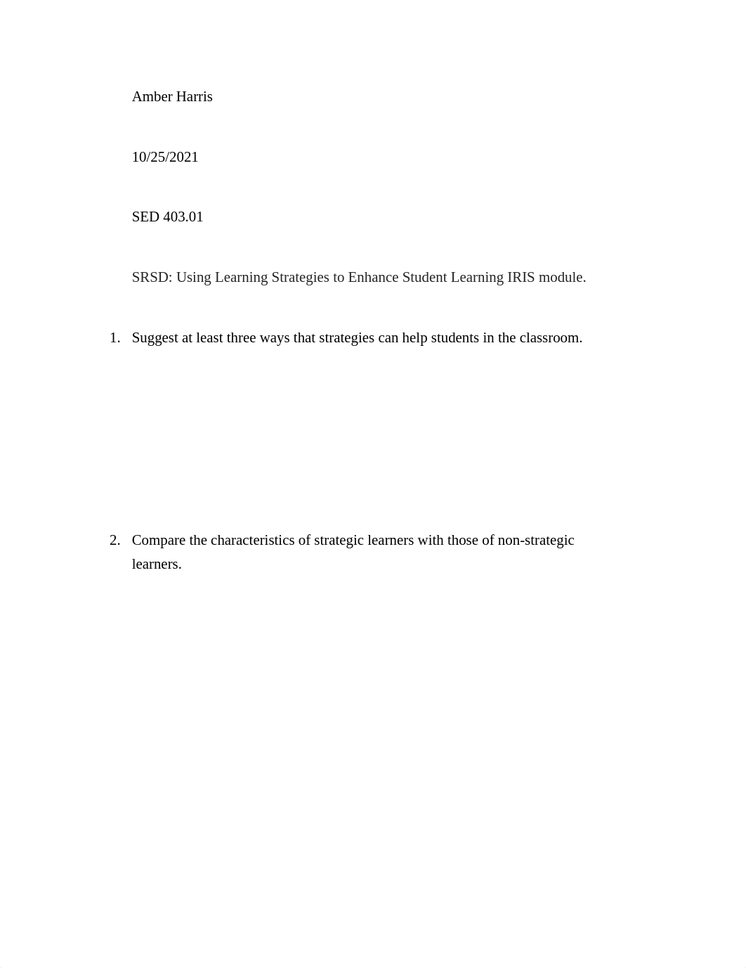 SRSD Using Learning Strategies to Enhance Student Learning IRIS module. .docx_d0j50yq4508_page1