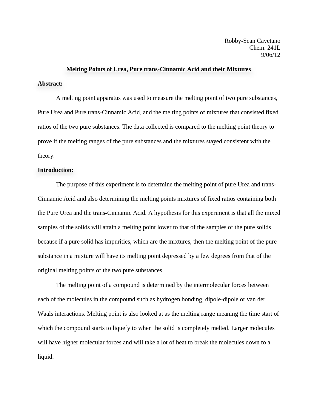 Melting Point Lab Report_d0j649g0lpv_page1