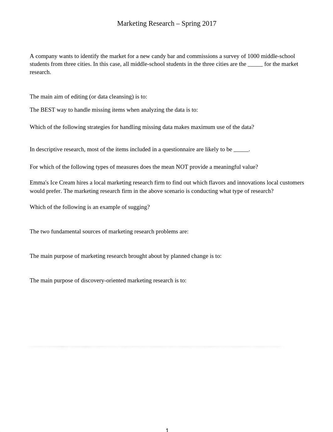 BUS 315 01 TEST FINAL EXAM Study Guide Spring 2017 (1).rtf_d0j8bzy944n_page1