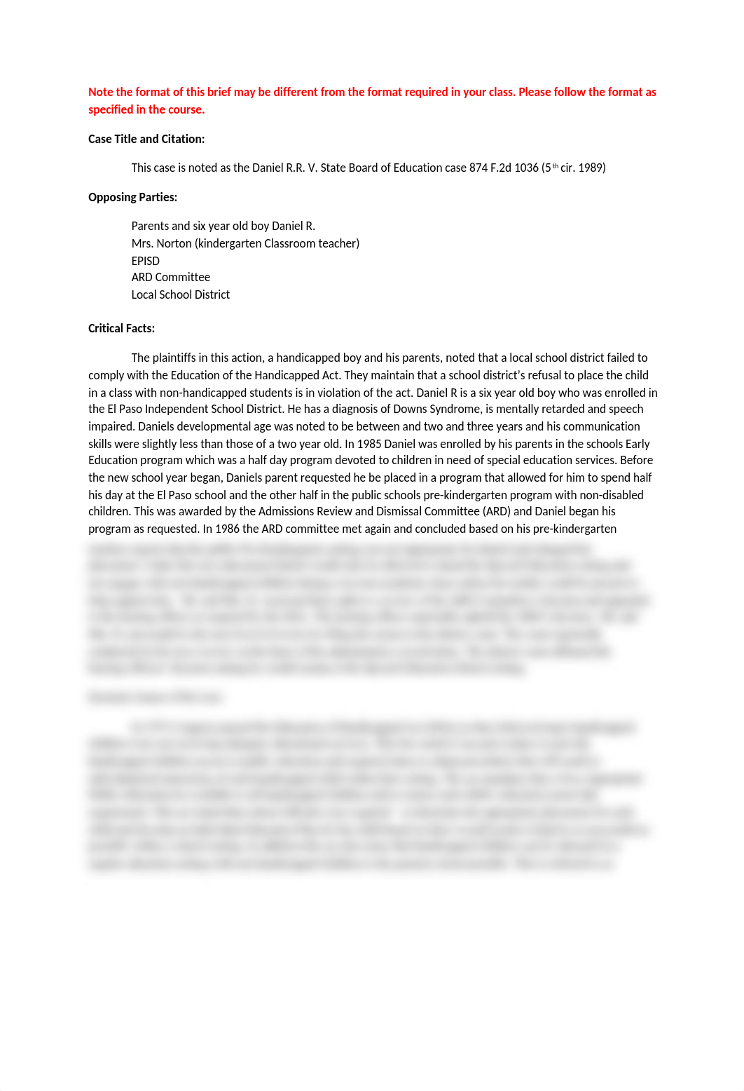 Case Study Brief Example  Daniel R.R. v. State Board of Education.docx_d0jk4a0x39m_page1