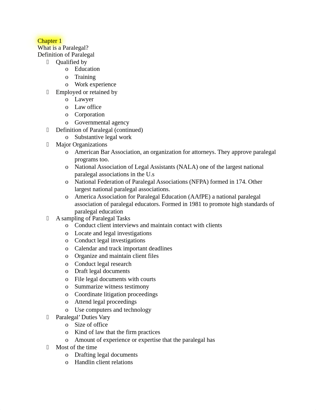 Intro to Paralegal - Midterm Notes.docx_d0jnk0q4dms_page1