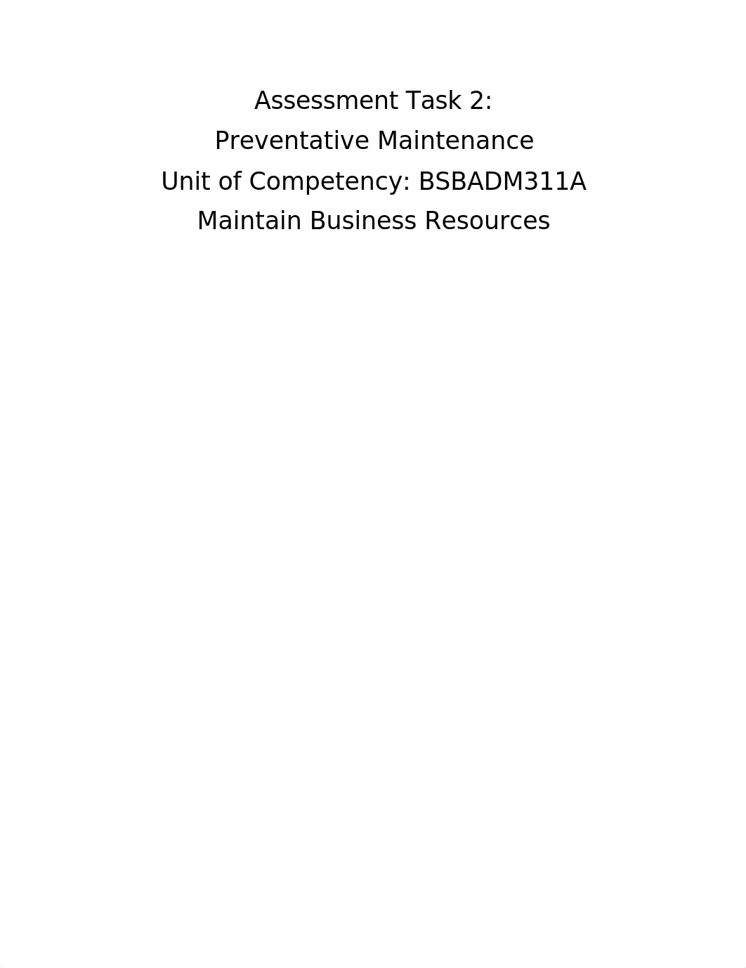 BSBADM311A Maintain Business Resources -Task2.doc_d0jqdvayqlv_page1