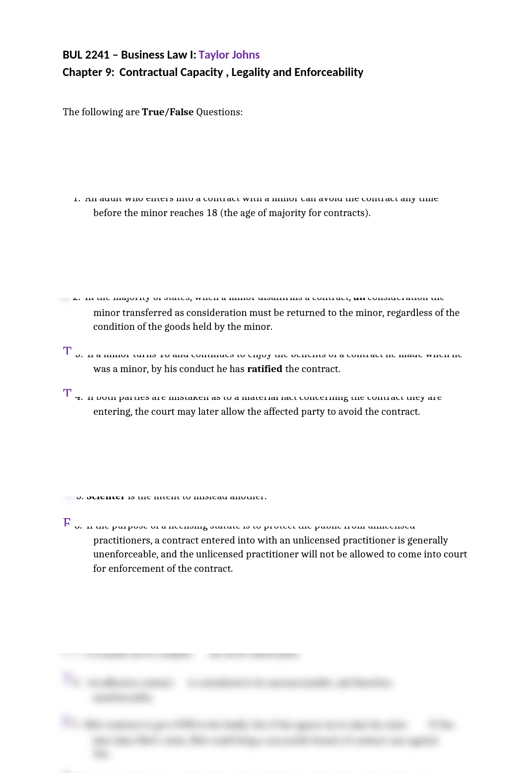 Chapter 9, Contractual Capacity, Legality and Enforceability_d0k3izpwjw2_page1