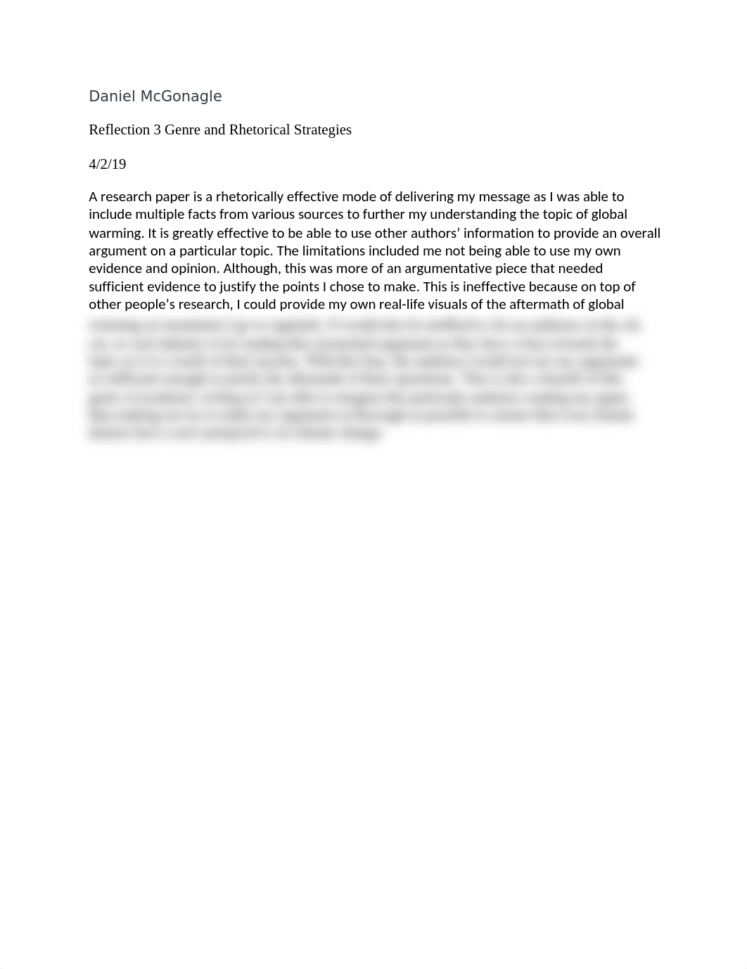 Reflection 3 Genre and Rhetorical Strategies.doc_d0kdj8pz60e_page1