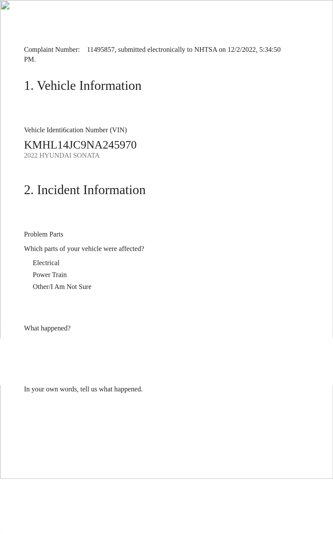 Report a Vehicle Safety Problem, Equipment Issue | NHTSA.pdf_d0khsljgfi5_page1