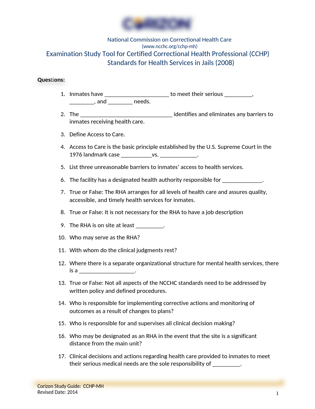 NCCHC CCHP Study Tool - Questions (Jails).docx_d0kyex3ujdf_page1