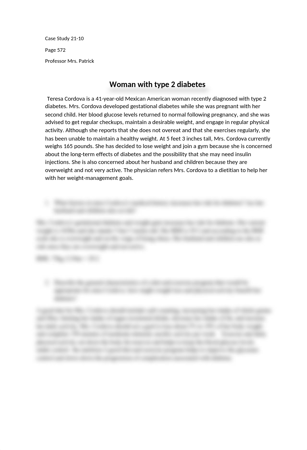 Case Study 21.10_Woman With Type 2 Diabates.docx_d0l23h3fiqx_page1