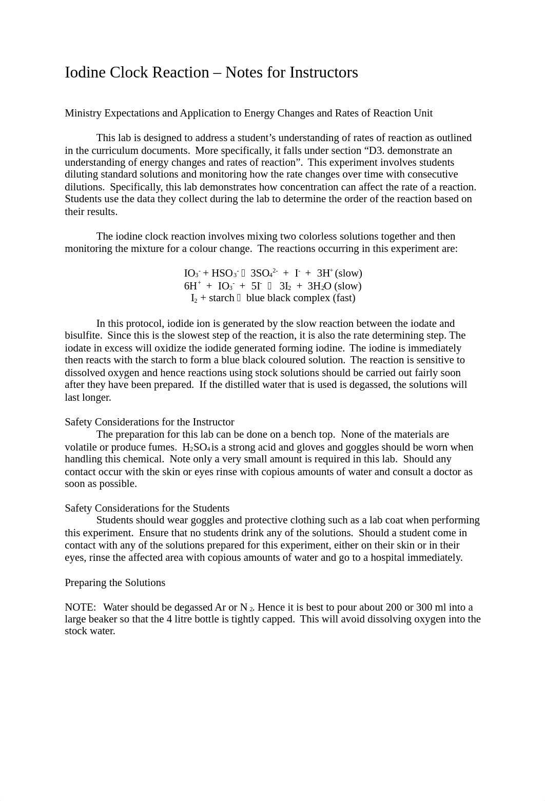 Iodine Clock Reaction - Notes for Teachers (1)_d0l3unlj1wp_page1