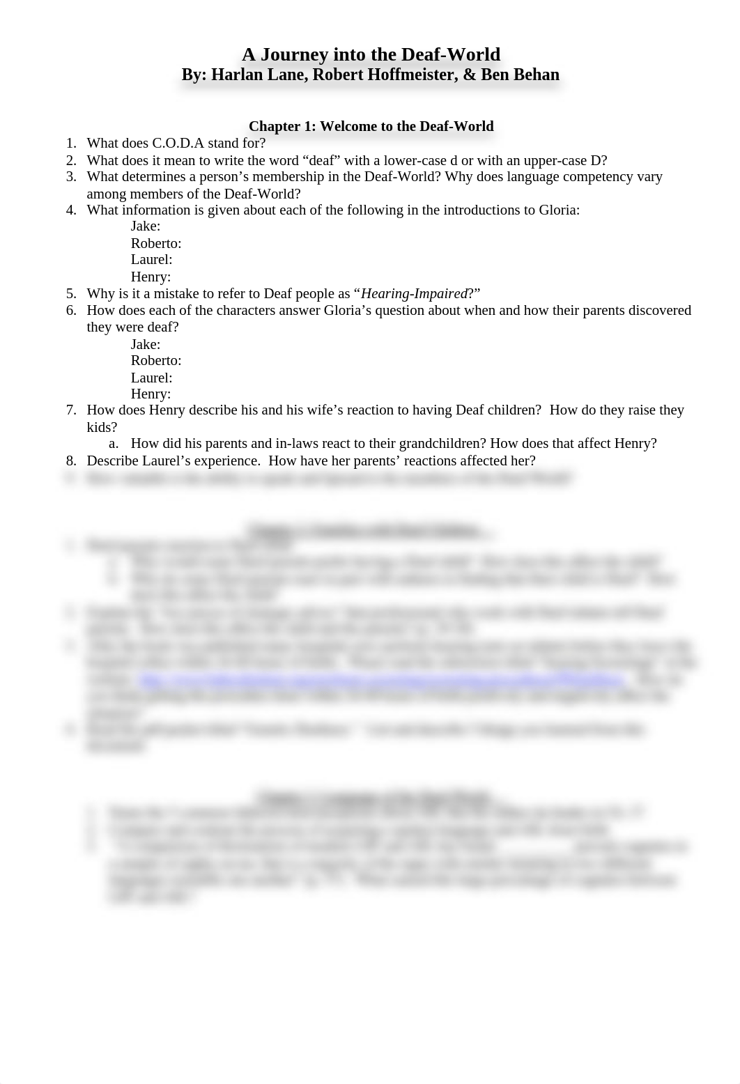 ASL 201-DL-Journey into the Deaf World questions_d0l70h8t33f_page1